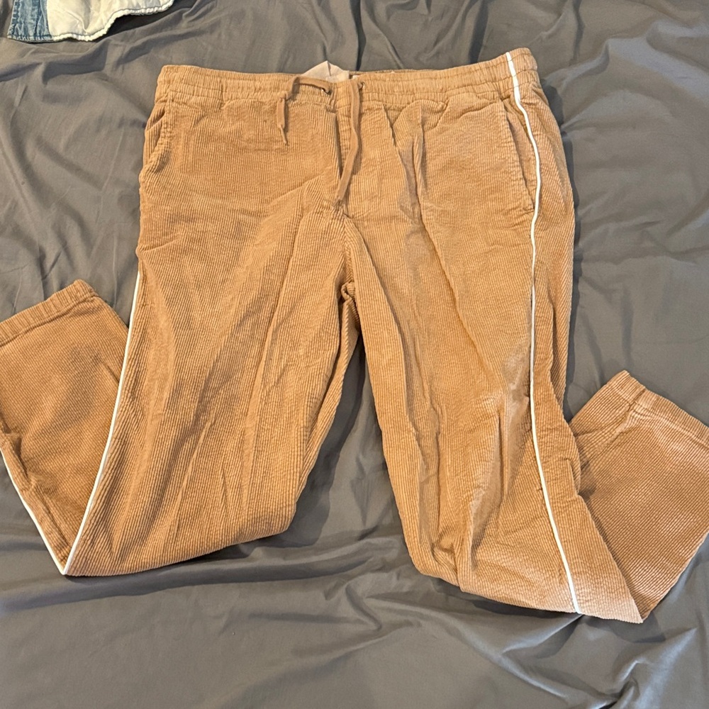 PacSun Men's Light Brown Corduroy Pants